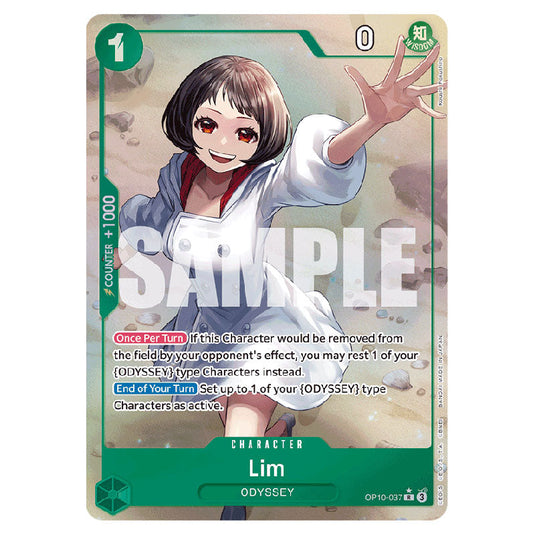 Lim OP10-037a card from the One Piece set Royal Blood