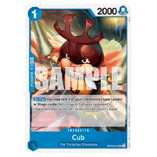 Cub OP10-044 card from the One Piece set Royal Blood