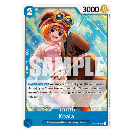 Koala OP10-047 card from the One Piece set Royal Blood