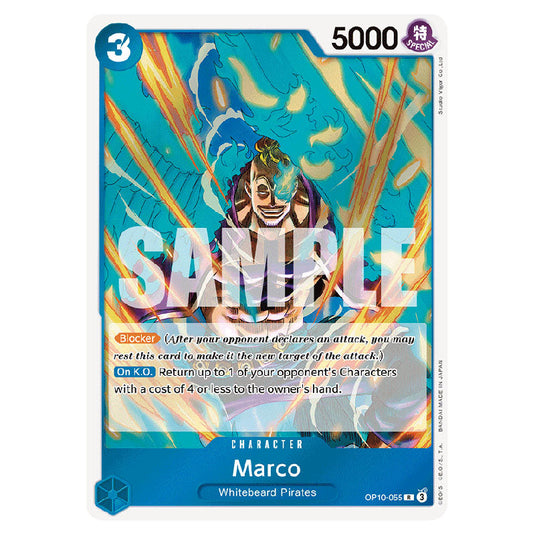 Marco OP10-055 card from the One Piece set Royal Blood