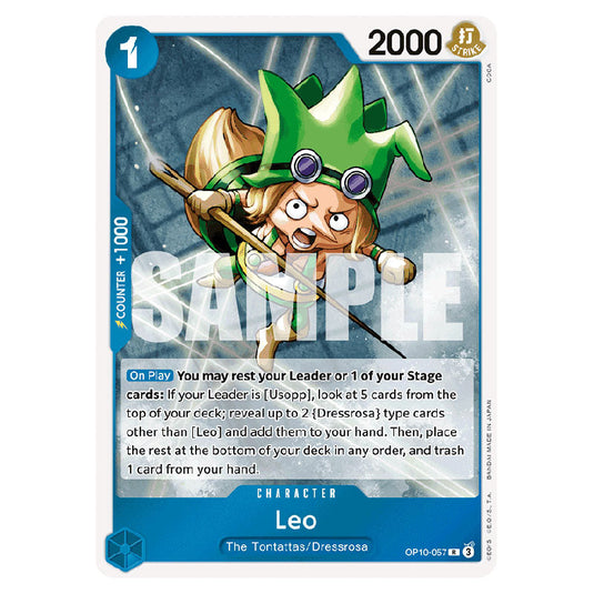Leo OP10-057 card from the One Piece set Royal Blood