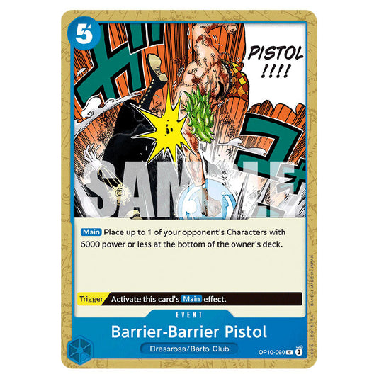 Barrier-Barrier Pistol OP10-060 card from the One Piece set Royal Blood