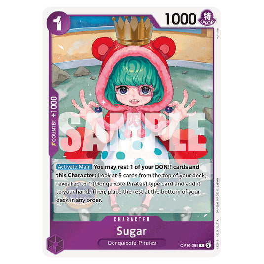Sugar OP10-065 card from the One Piece set Royal Blood