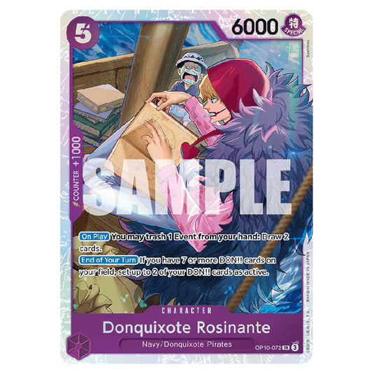 Donquixote Rosinante OP10-072 card from the One Piece set Royal Blood