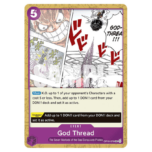 God Thread OP10-079 card from the One Piece set Royal Blood