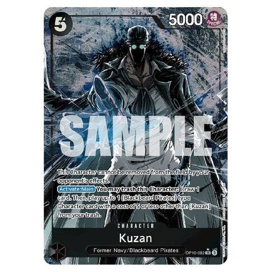 Kuzan OP10-082a card from the One Piece set Royal Blood