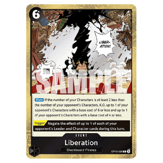 Liberation OP10-098 card from the One Piece set Royal Blood