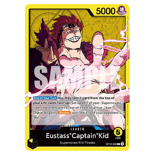 Eustass"Captain"Kid OP10-099 card from the One Piece set Royal Blood