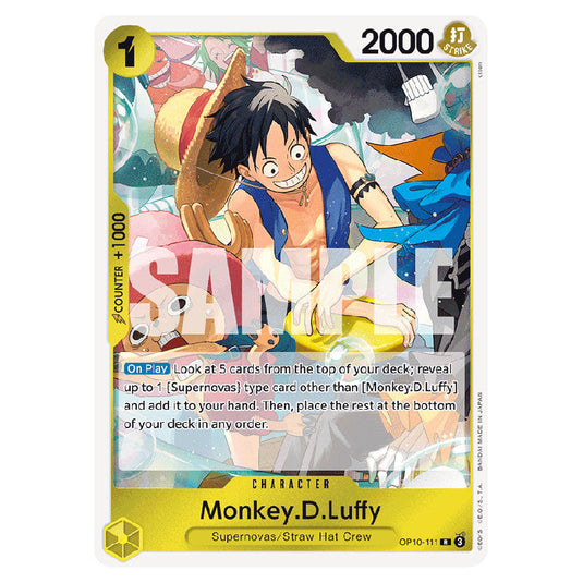 Monkey.D.Luffy OP10-111 card from the One Piece set Royal Blood