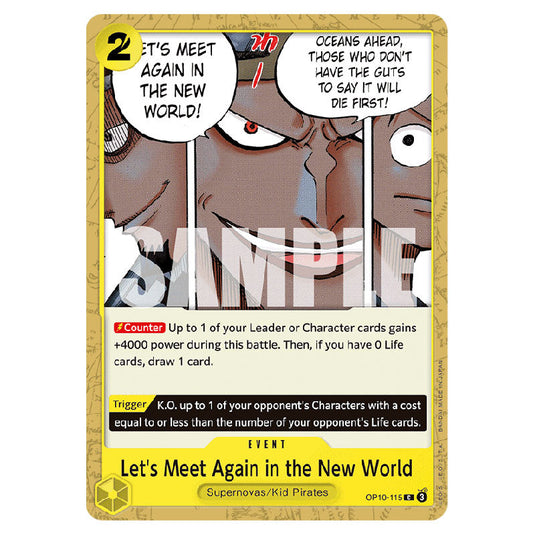 Let's Meet Again in the New World OP10-115 card from the One Piece set Royal Blood
