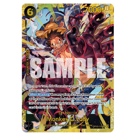 Monkey.D.Luffy OP10-118 card from the One Piece set Royal Blood