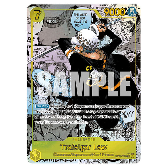 Trafalgar Law OP10-119 card from the One Piece set Royal Blood