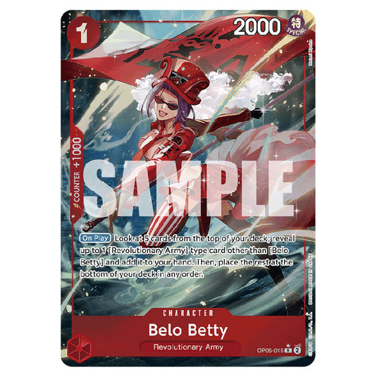 Belo Betty PRB-01-OP05-015b card from the One Piece set Premium Booster
