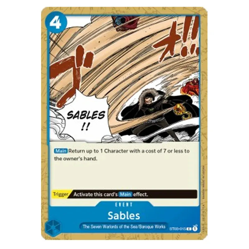 One Piece - Starter Deck - The Seven Warlords of the Sea - Sables - ST One Piece - Starter Deck - The Seven Warlords of the Sea - Sables - ST