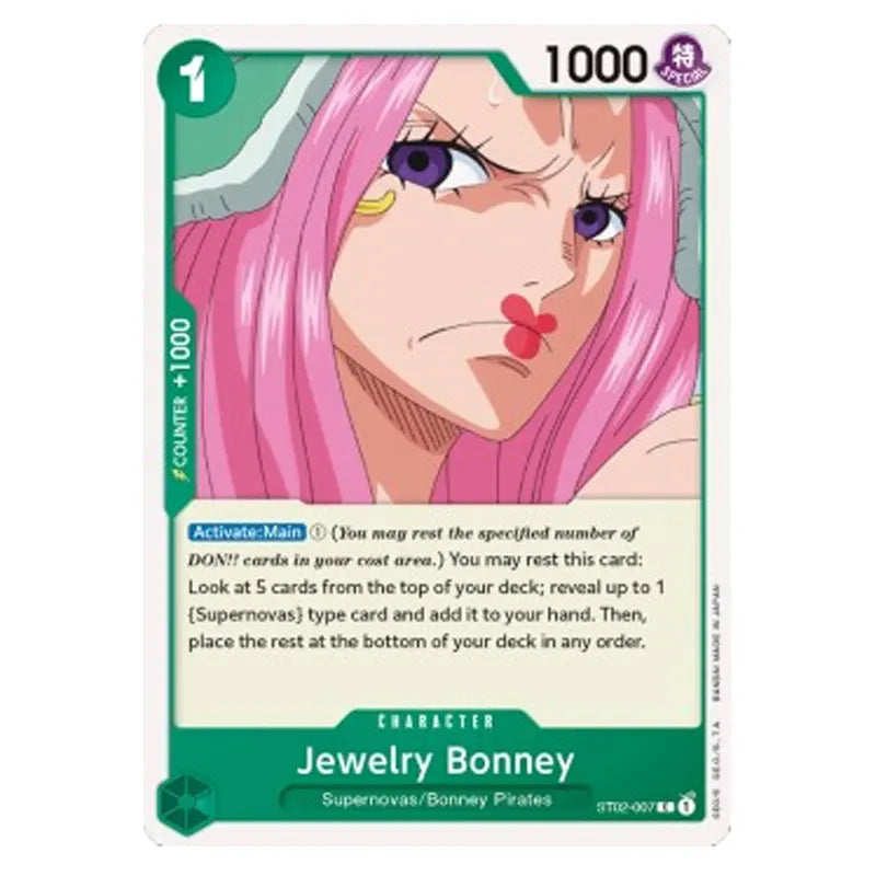 One Piece - Starter Deck - Worst Generation - Jewelry Bonney - ST02-00 One Piece - Starter Deck - Worst Generation - Jewelry Bonney - ST02-00