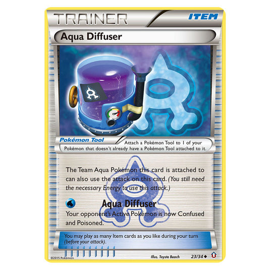Aqua Diffuser 23 card from the Pokemon set Double Crisis