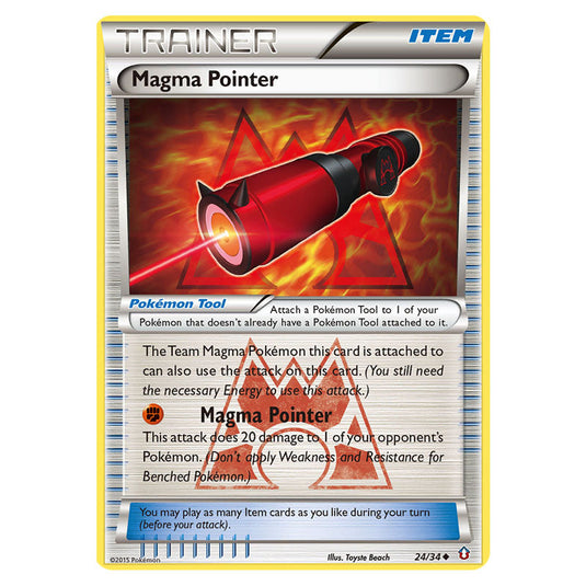Magma Pointer 24 card from the Pokemon set Double Crisis