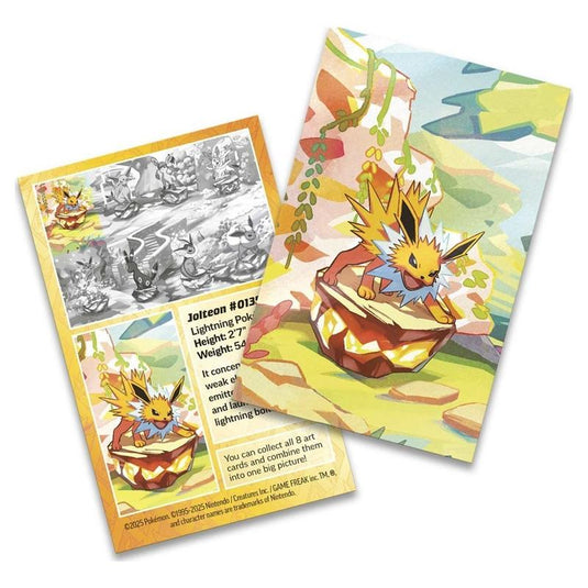 Pokemon - Scarlet & Violet - Prismatic Evolutions - Mini Tin - Jolteon- Art Card