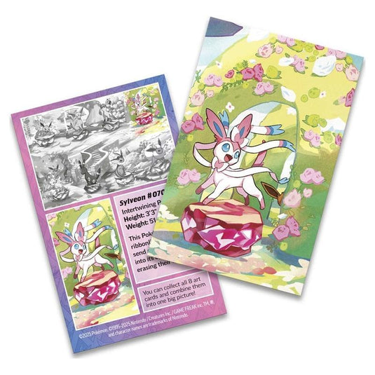 Pokemon - Scarlet & Violet - Prismatic Evolutions - Mini Tin - Sylveon- Art Card