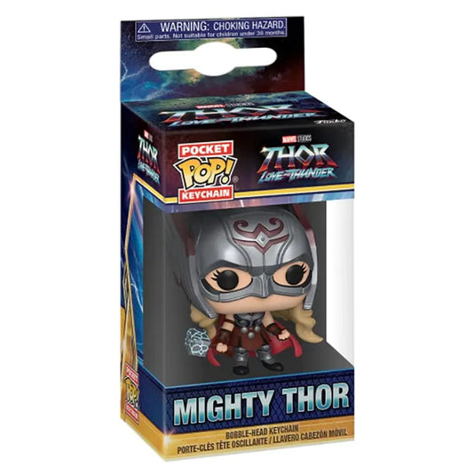 Pocket POP! Keychain - Thor Love & Thunder - Mighty Thor - Keyring