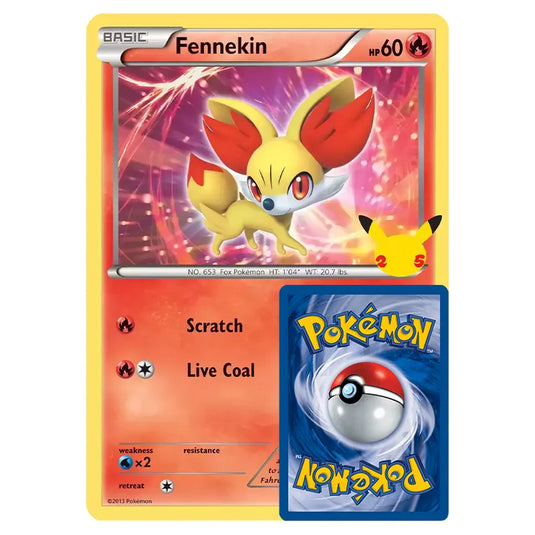 Pokemon - Fennekin - Oversized Promo Card - Damaged