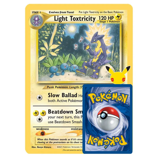 Pokemon - Light Toxtricity - Oversized Jumbo Card (SWSH137)