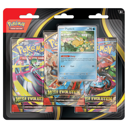 Pokemon - Mega Evolution - Base Set - 3 Pack Blister - Psyduck