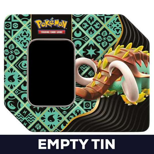 Pokemon - Paldean Fates - Empty 7" Tin - Great Tusk