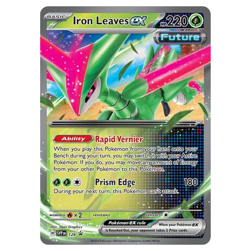 Pokemon - SV Black Star Promos - Iron Leaves ex SVP128 Pokemon - SV Black Star Promos - Iron Leaves ex SVP128