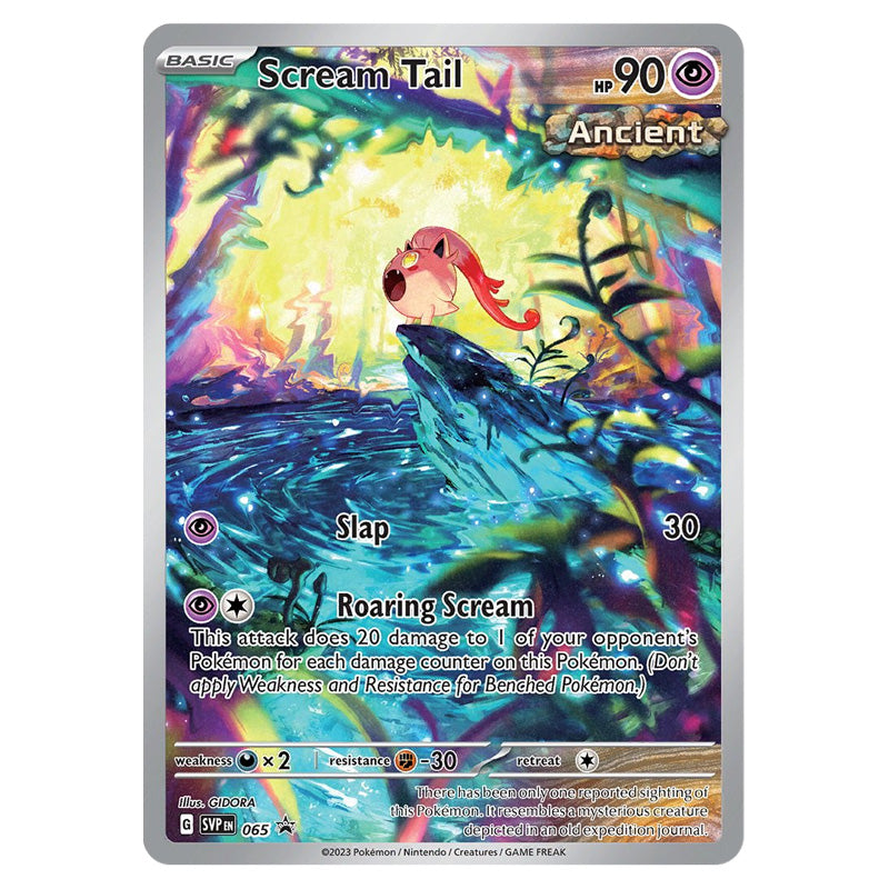 Pokemon - SV Black Star Promos - Scream Tail SVP065 Pokemon - SV Black Star Promos - Scream Tail SVP065