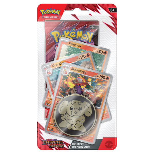 Pokemon - Scarlet & Violet - Destined Rivals - Premium Checklane Blister - Skeledirge