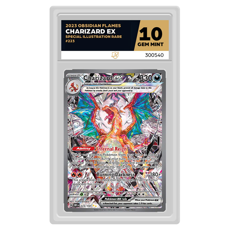 Pokemon Mystery Box - 2 Graded Slabs + 3 Packs + 10 Hit Cards (Ex, Vstar) - Scarlet & Violet Era