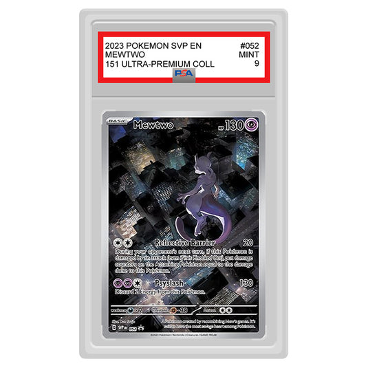 Pokemon - Scarlet & Violet - SV Black Star Promos - Mewtwo - SVP052 (PSA 9 Graded Slab)