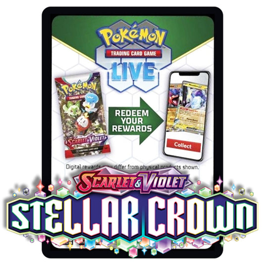 Pokemon - Scarlet & Violet - Stellar Crown - Online Code Card