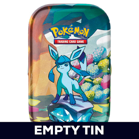 Pokemon - Scarlet & Violet - Prismatic Evolutions - Mini Tin - Glaceon- empty
