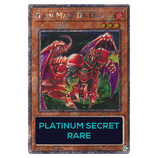 Gren Maju Da Eiza RA04-EN124-PSR card from the Yu-Gi-Oh! set Quarter Century Stampede