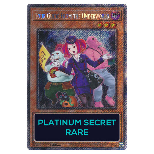 Tour Guide From the Underworld (Alternate Artwork) RA04-EN157-PSR card from the Yu-Gi-Oh! set Quarter Century Stampede