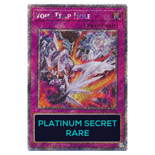 Void Trap Hole RA04-EN190-PSR card from the Yu-Gi-Oh! set Quarter Century Stampede
