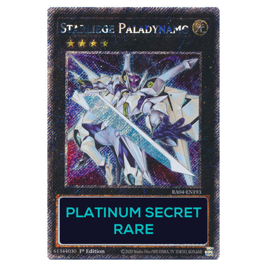 Starliege Paladynamo RA04-EN193-PSR card from the Yu-Gi-Oh! set Quarter Century Stampede
