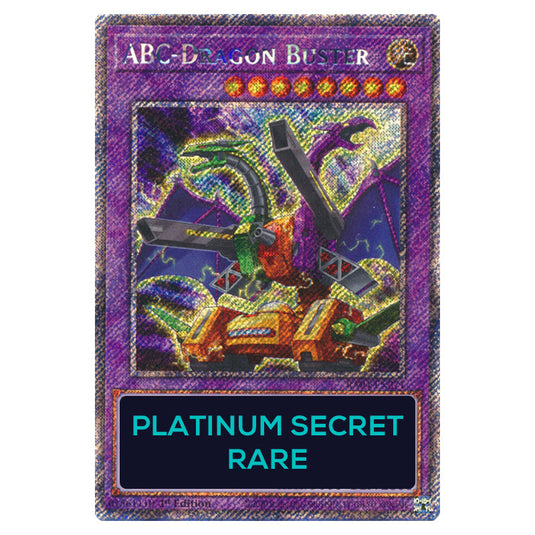 ABC-Dragon Buster RA04-EN271-PSR card from the Yu-Gi-Oh! set Quarter Century Stampede