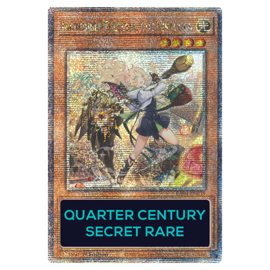 Incredible Ecclesia, the Virtuous (New Artwork) RA04-EN039-QCSR card from the Yu-Gi-Oh! set Quarter Century Stampede