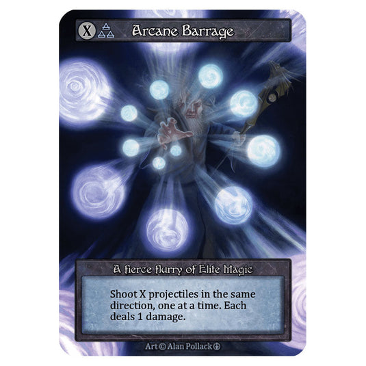 Arcane Barrage card from the Sorcery: Contested Realm set Arthurian Legends