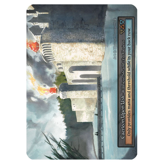 Caerleon-Upon-Usk card from the Sorcery: Contested Realm set Arthurian Legends