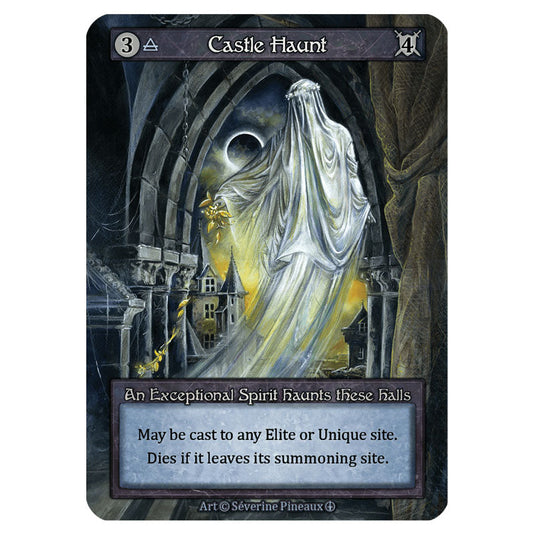 Castle Haunt card from the Sorcery: Contested Realm set Arthurian Legends