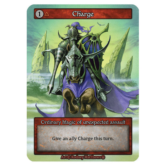 Charge card from the Sorcery: Contested Realm set Arthurian Legends