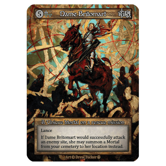 Dame Britomart card from the Sorcery: Contested Realm set Arthurian Legends