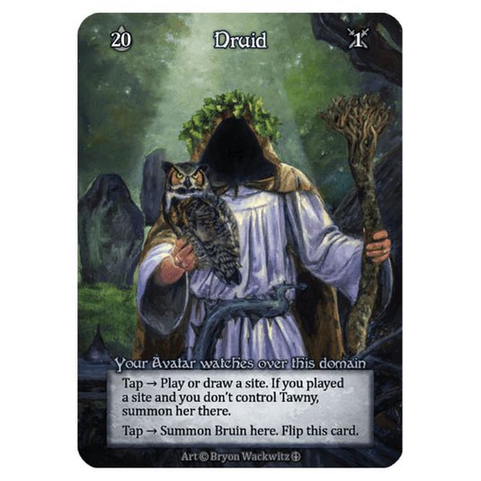 Druid card from the Sorcery: Contested Realm set Arthurian Legends