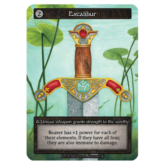 Excalibur card from the Sorcery: Contested Realm set Arthurian Legends