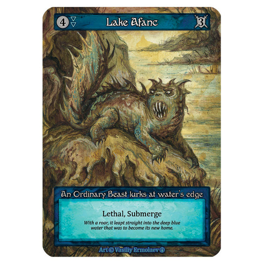 Lake Afanc card from the Sorcery: Contested Realm set Arthurian Legends