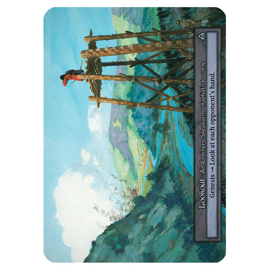 Lookout card from the Sorcery: Contested Realm set Arthurian Legends